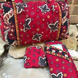 1990’s Vera Bradley Red Coin Pattern Purse